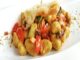 Gnocchetti con aroma di erbe e patate con salsa di piovra