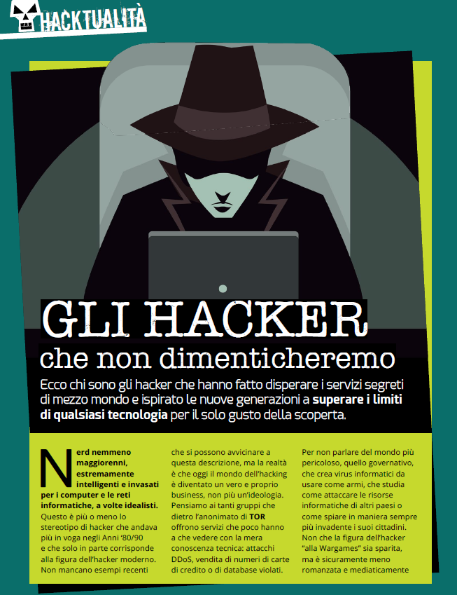 Gli hacker che non dimenticheremo